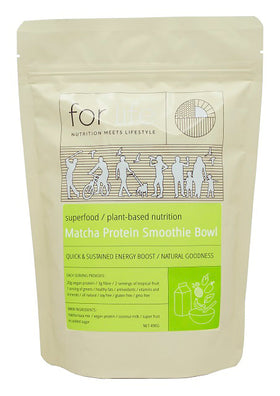 Matcha Protein Smoothie Bowl - QUICK & SUSTAINED ENERGY BOOST / NATURAL GOODNESS