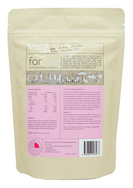 Pitaya Rose Beauty Smoothie Bowl - BEAUTY BOOST / TROPICAL GOODNESS