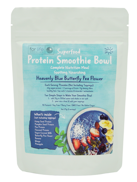 Heavenly Blue Protein Smoothie Bowl 175g - SOOTHING / NOURISHING / NATURAL GOODNESS