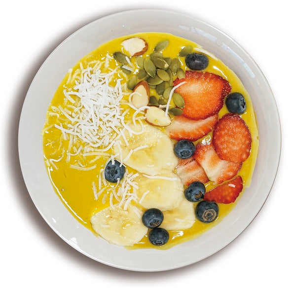 Turmeric Protein Smoothie Bowl - HEALTH BOOST / NATURAL GOODNESS