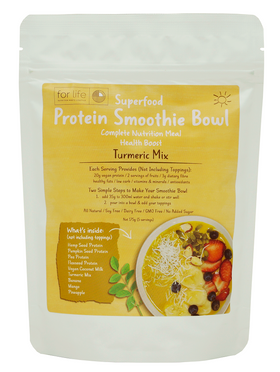 Turmeric Protein Smoothie Bowl - HEALTH BOOST / NATURAL GOODNESS