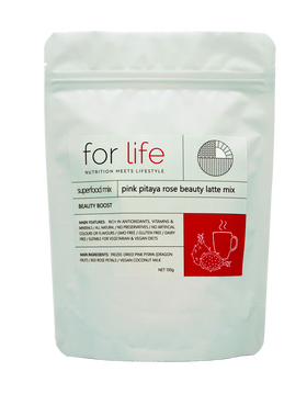 Pink Pitaya Rose Beauty Latte Mix